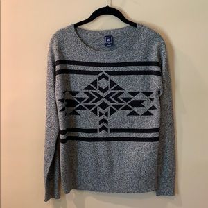 Gap tribal Merino Wool  Sweater